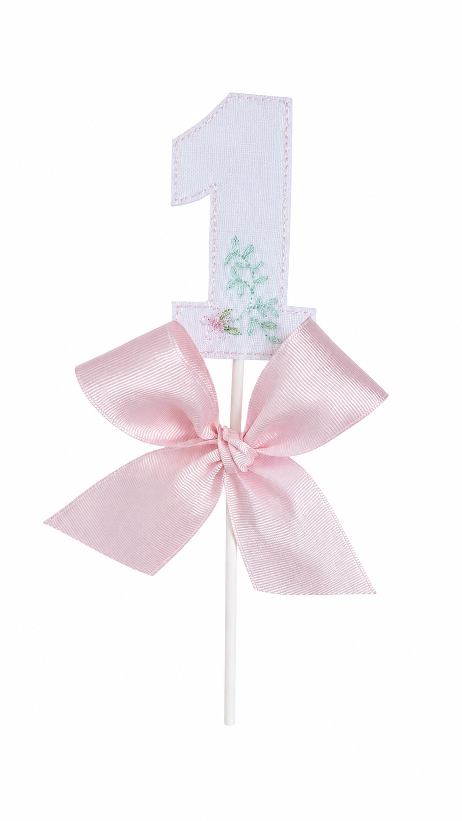Pink Southern Floral Cake Smash Set | 3-Piece Heirloom Birthday Set