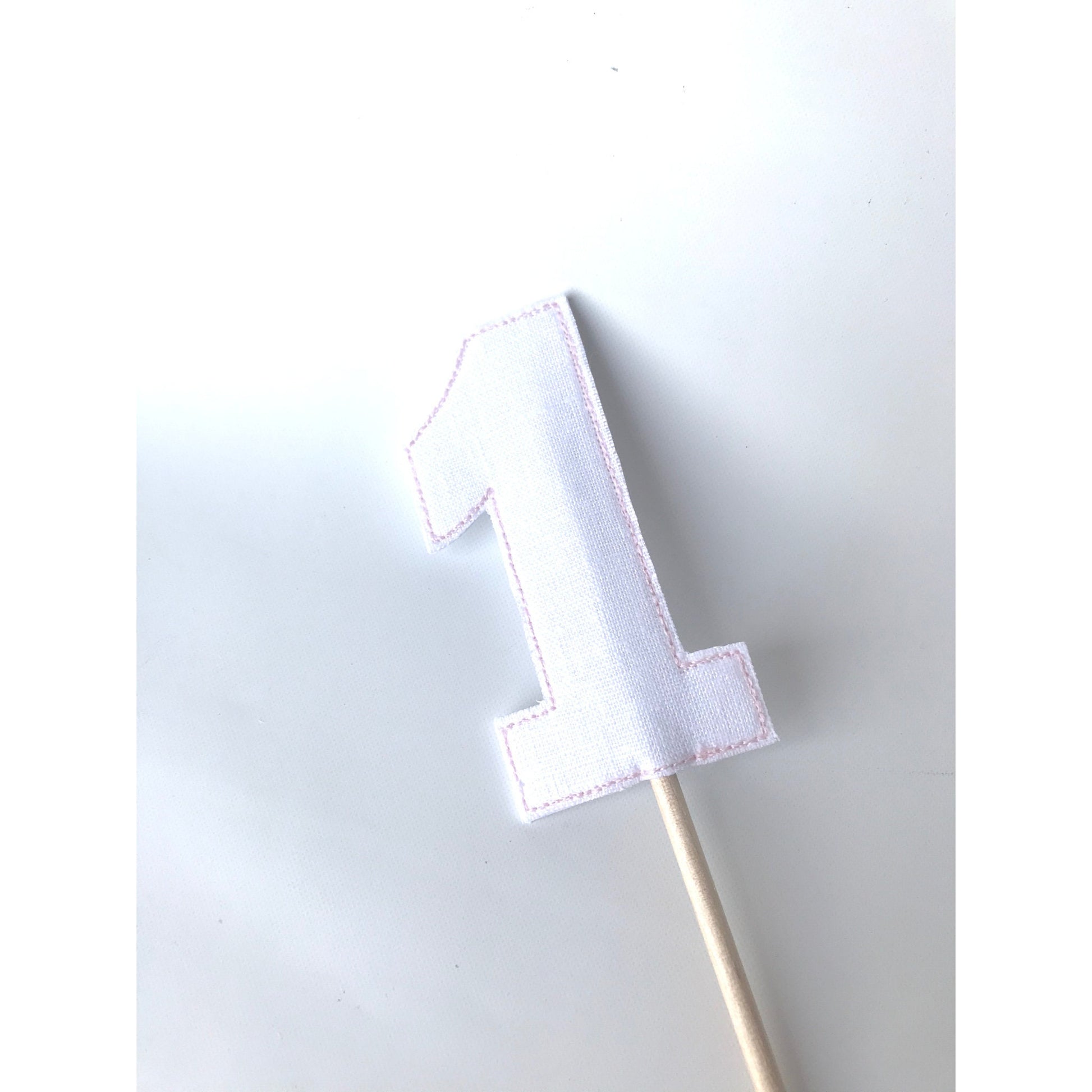 Blush Pink One Keepsake 3 Piece Party Set I Pink White Birthday Party Hat Highchair Banner Cake Topper I Cake Smash I Baby's 1st Birthday