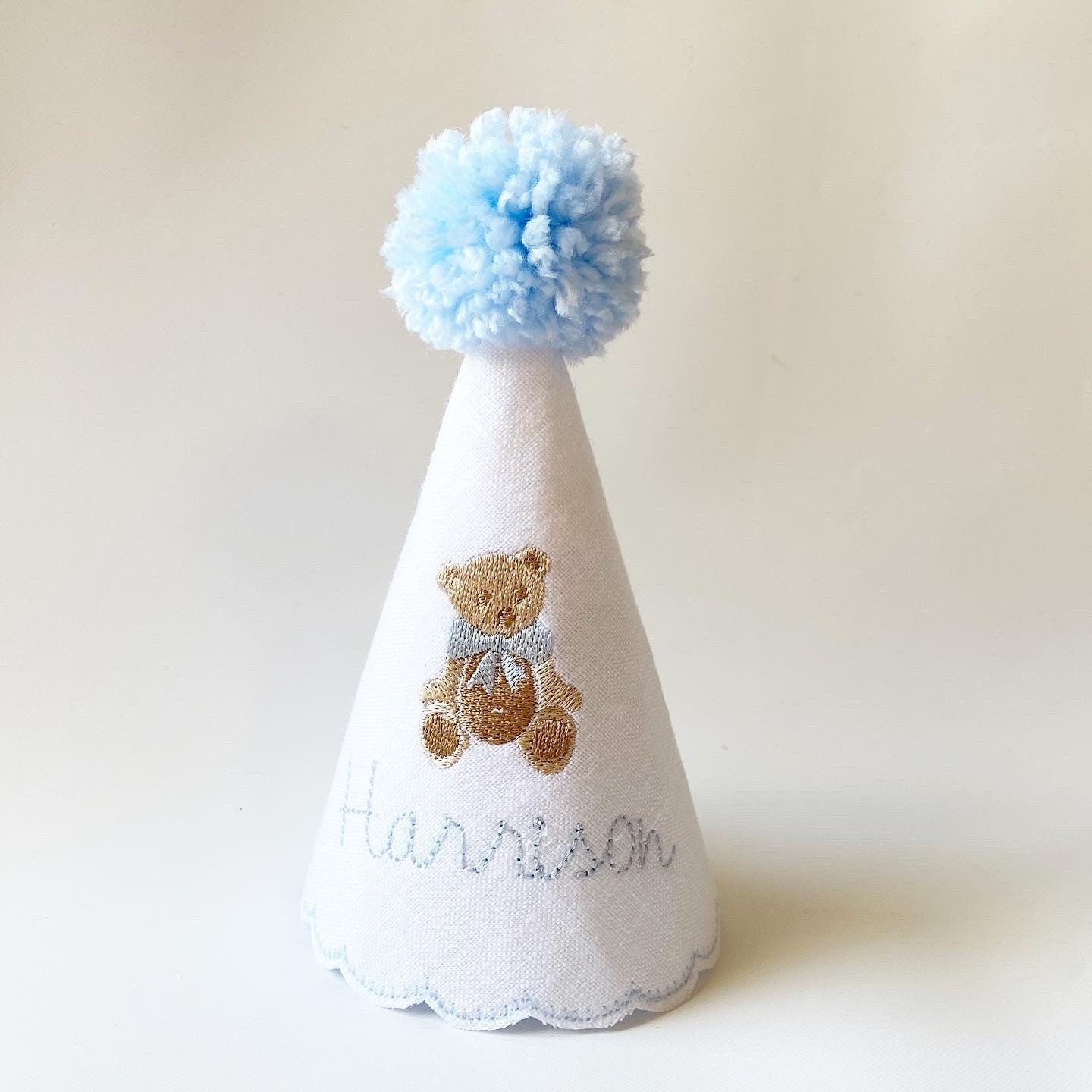 Storybook Bear Birthday Party Keepsake Hat I Teddy Bear Party I Bear Keepsake Birthday Party Hat I Cake Smash Hat I Baby Boy's 1st Birthday