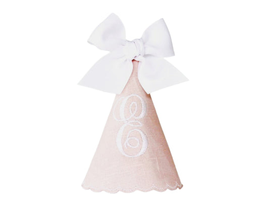 Emma First Birthday Pink Personalized Party Hat - 1st Birthday Hat Girl - Birthday Hat for Baby Girl - Girls 1st Birthday Party - Girls Bir