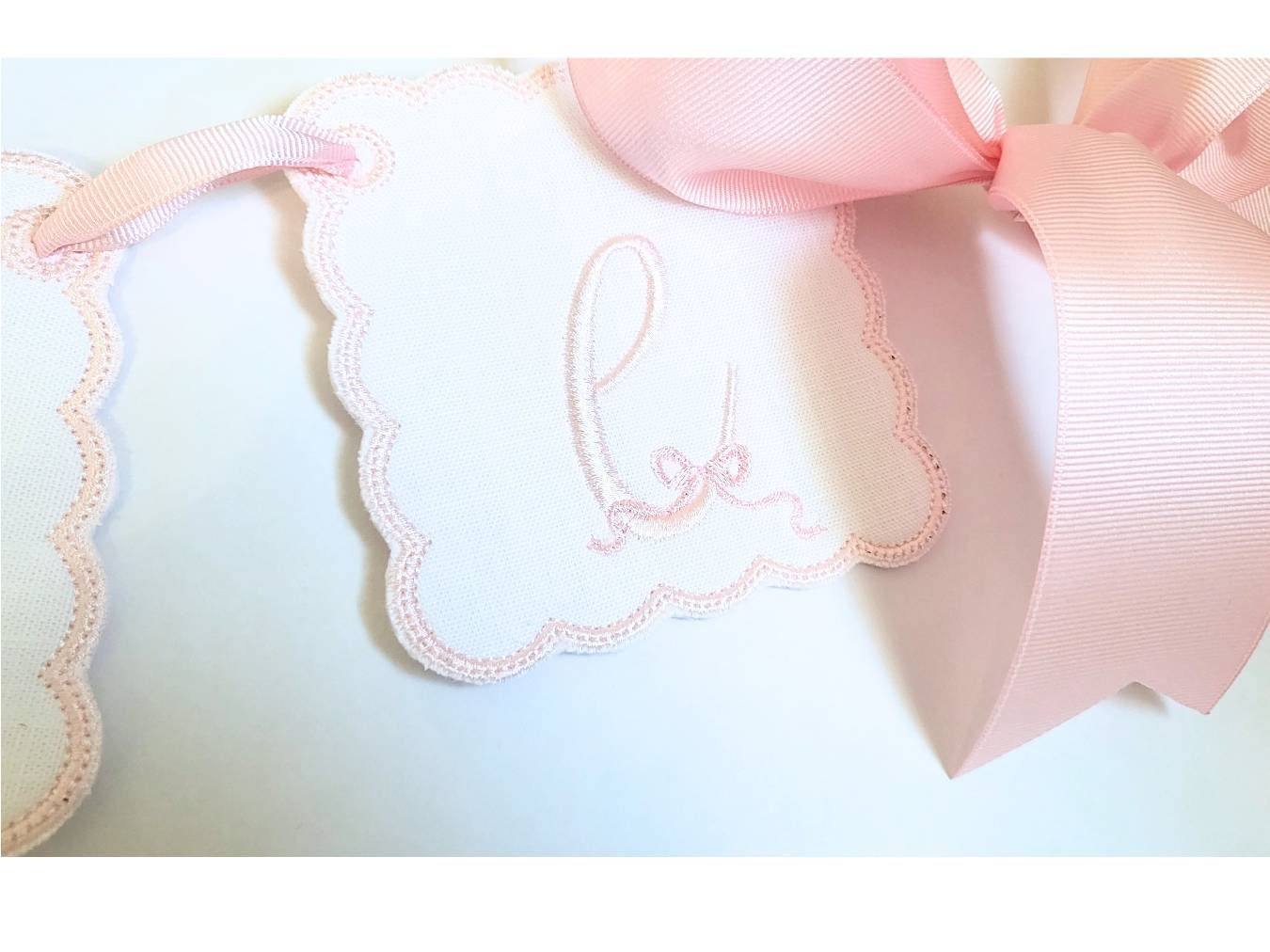 Cosette Keepsake 3 Pc Birthday Set I Bow Party Hat I Classic Pink Party Hat I Floral Birthday Party Hat I Bow High Chair Banner
