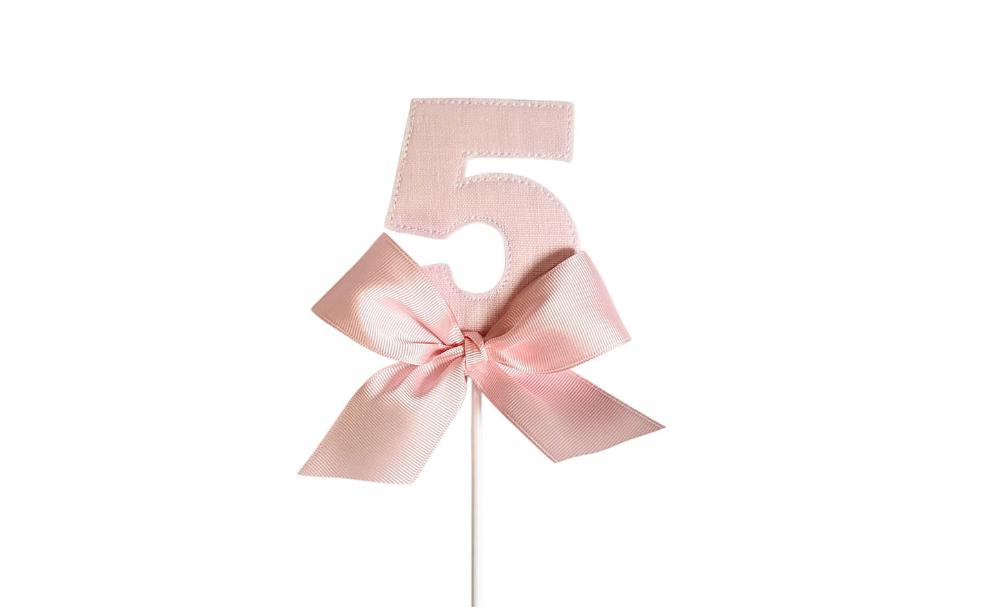 Classic Pink Bow Cake Topper I Pink Bow Cake Topper I One Cake Topper I Girls Cake Topper I Cake Smash Topper I Bow Party Topper