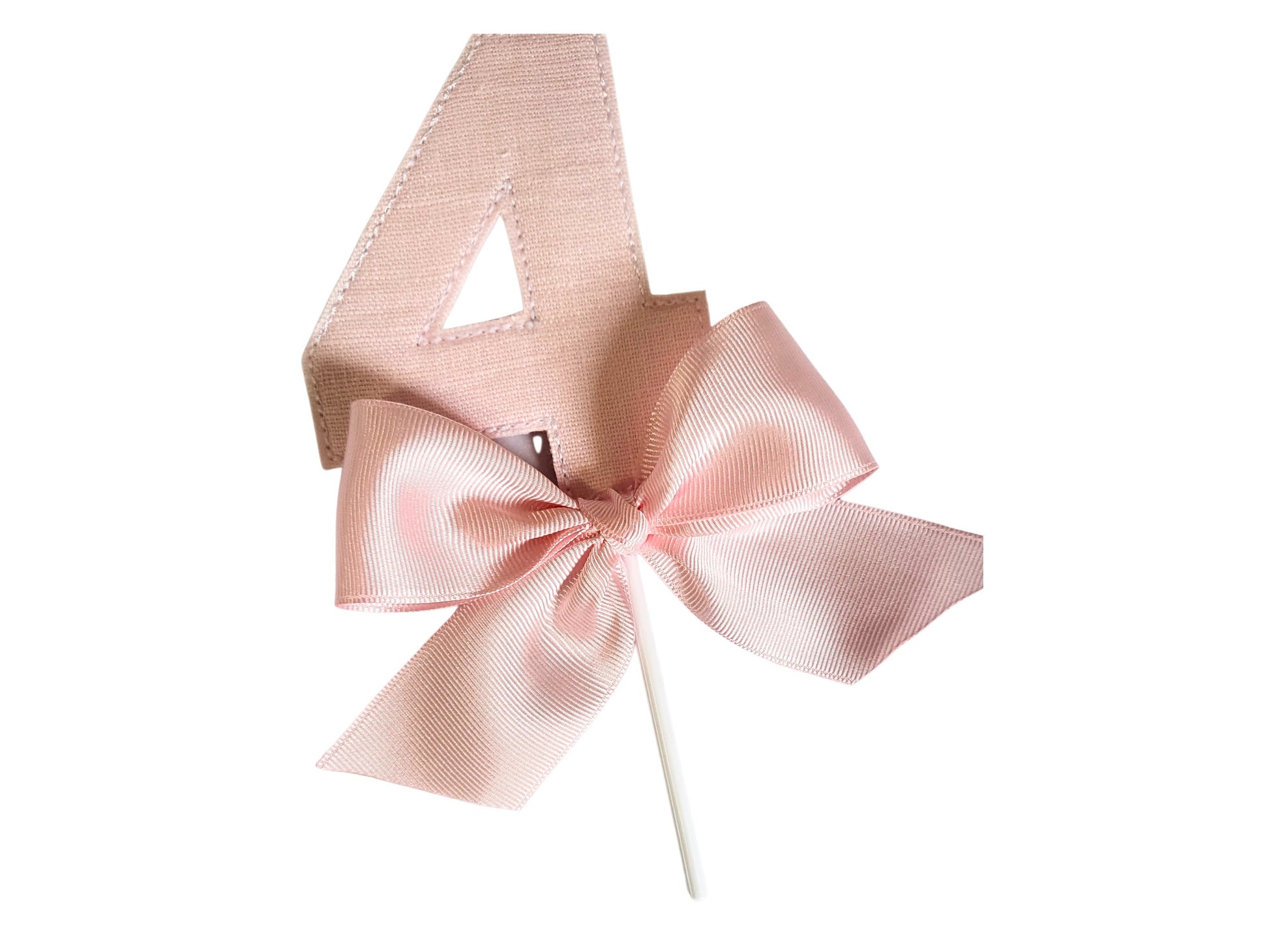Classic Pink Bow Cake Topper I Pink Bow Cake Topper I One Cake Topper I Girls Cake Topper I Cake Smash Topper I Bow Party Topper