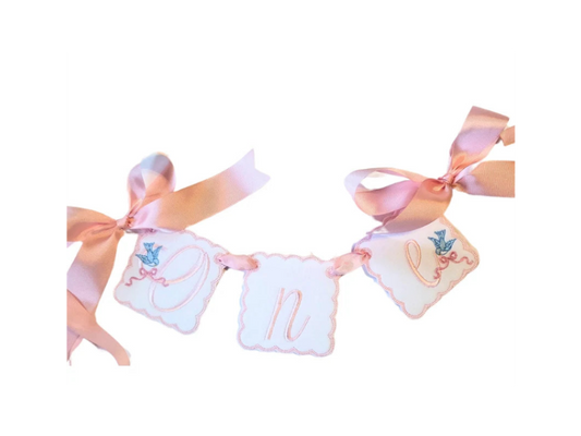 Cinderella ONE Banner | Heirloom First Birthday High Chair Banner
