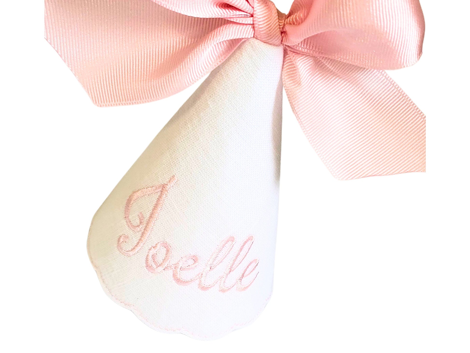 Kate Personalized Blush Pink Keepsake Birthday Party Hat I Pink White One Party Hat I Baby Girl 1st Birthday Party Hat I Cake Smash Hat