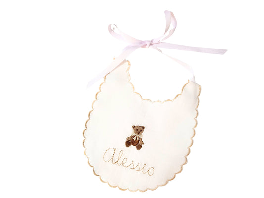 Story Book Bear Bib I Baby's 1st Birthday Bib I Cake Smash Bib I Monogrammed Bib I Personalized Baby Bib